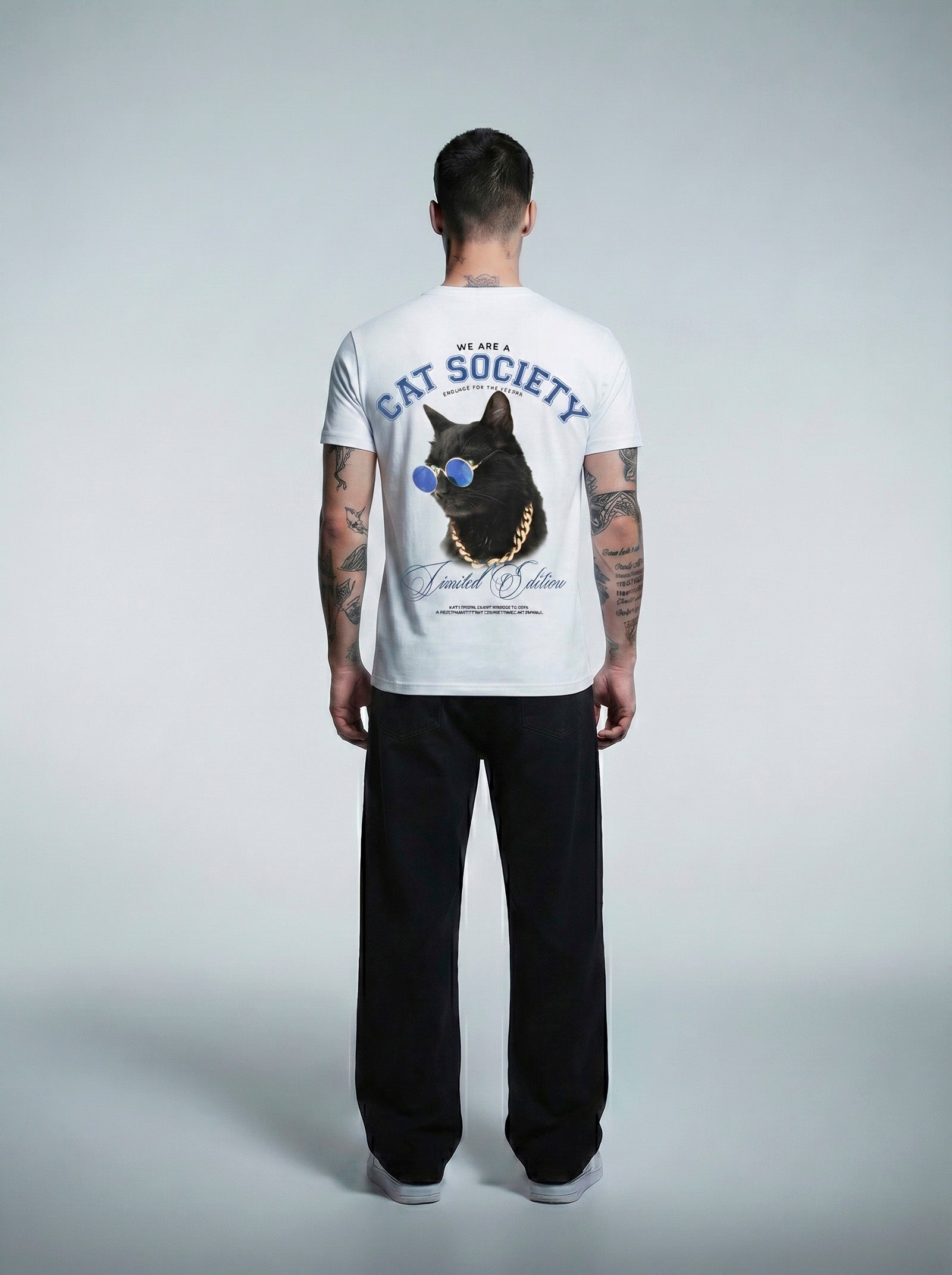 Camiseta Regular fit Black Cat