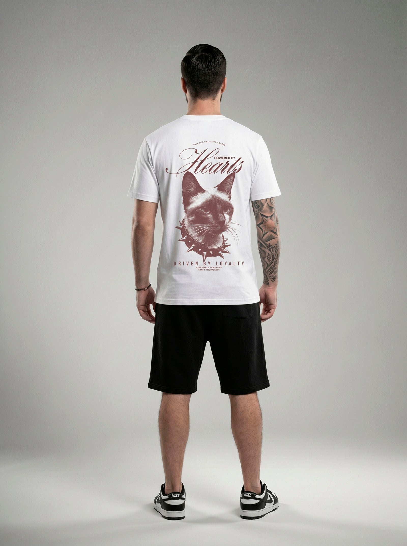 Camiseta Regular fit White Cat