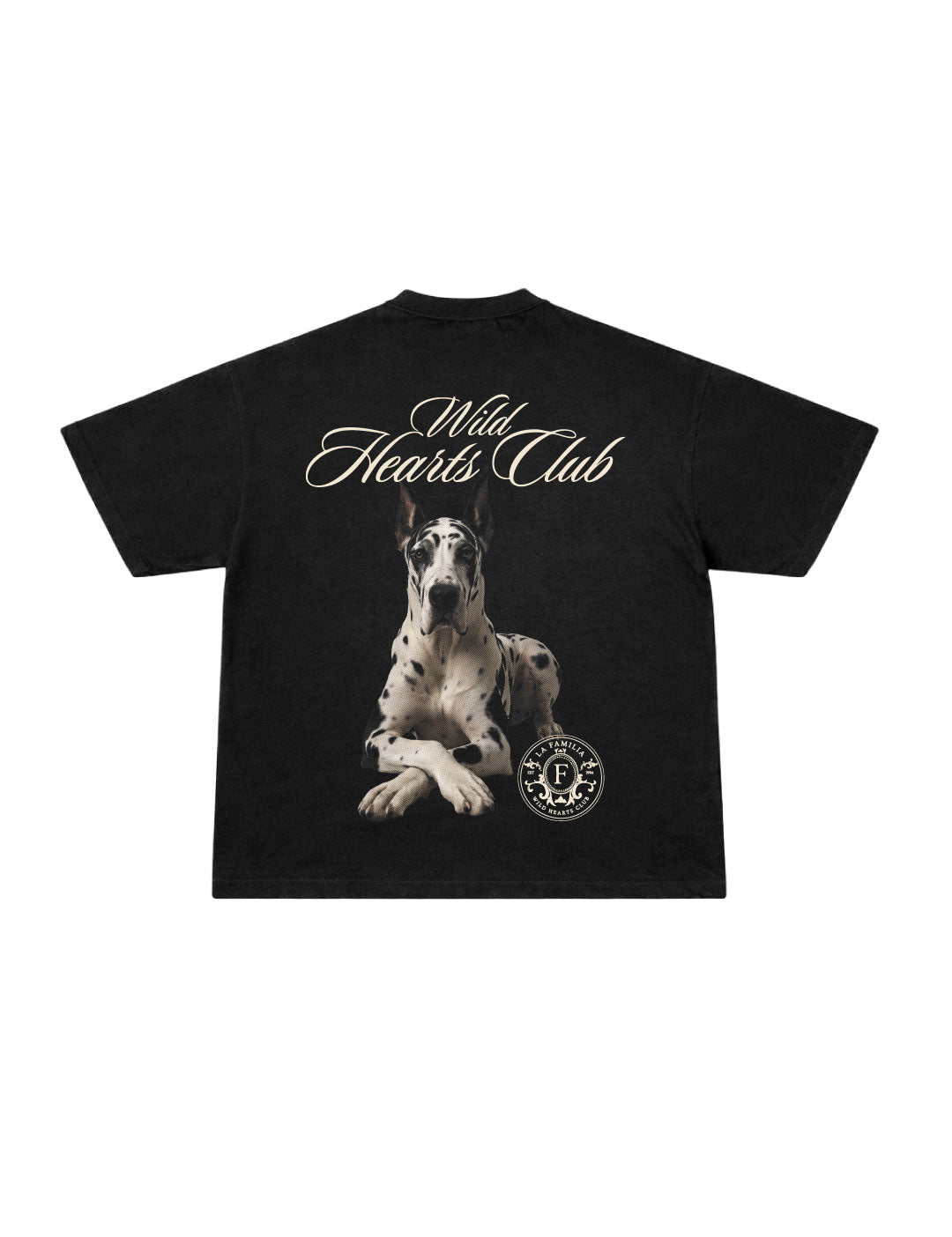 Camiseta Oversized Wild Hearts Black