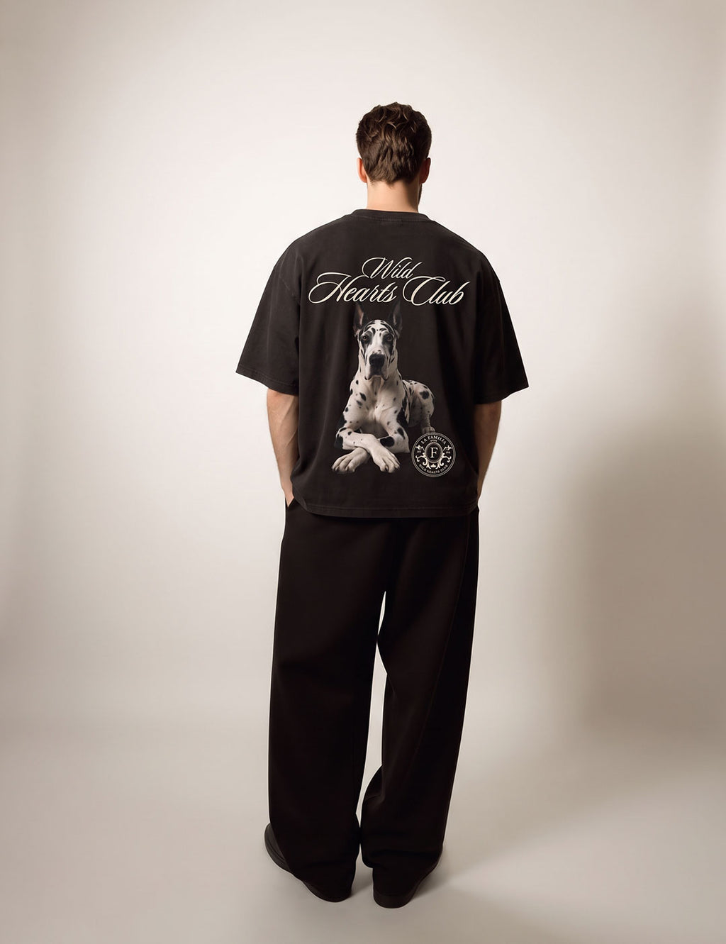 Camiseta Oversized Wild Hearts Black