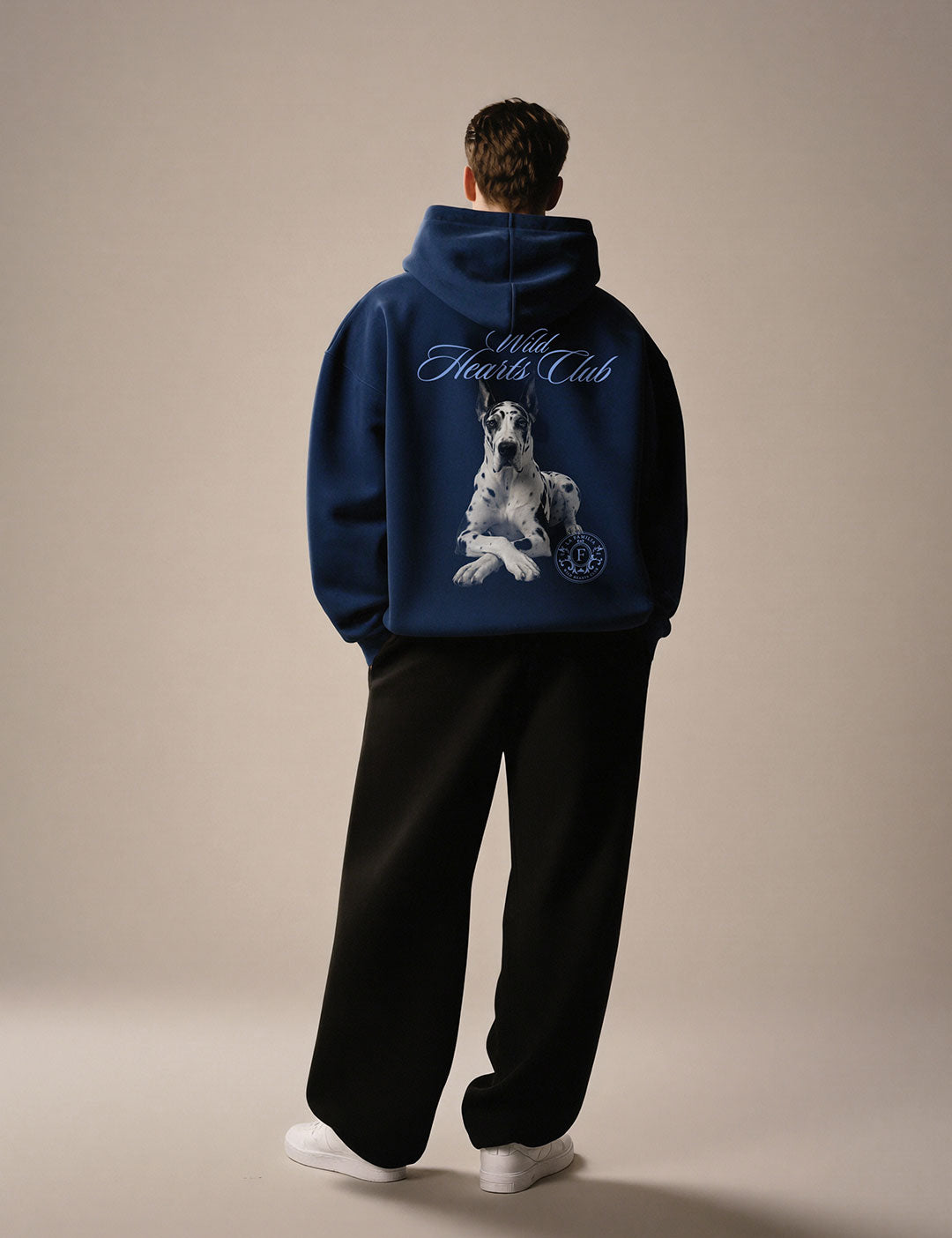 Hoodie Wild Hearts Blue