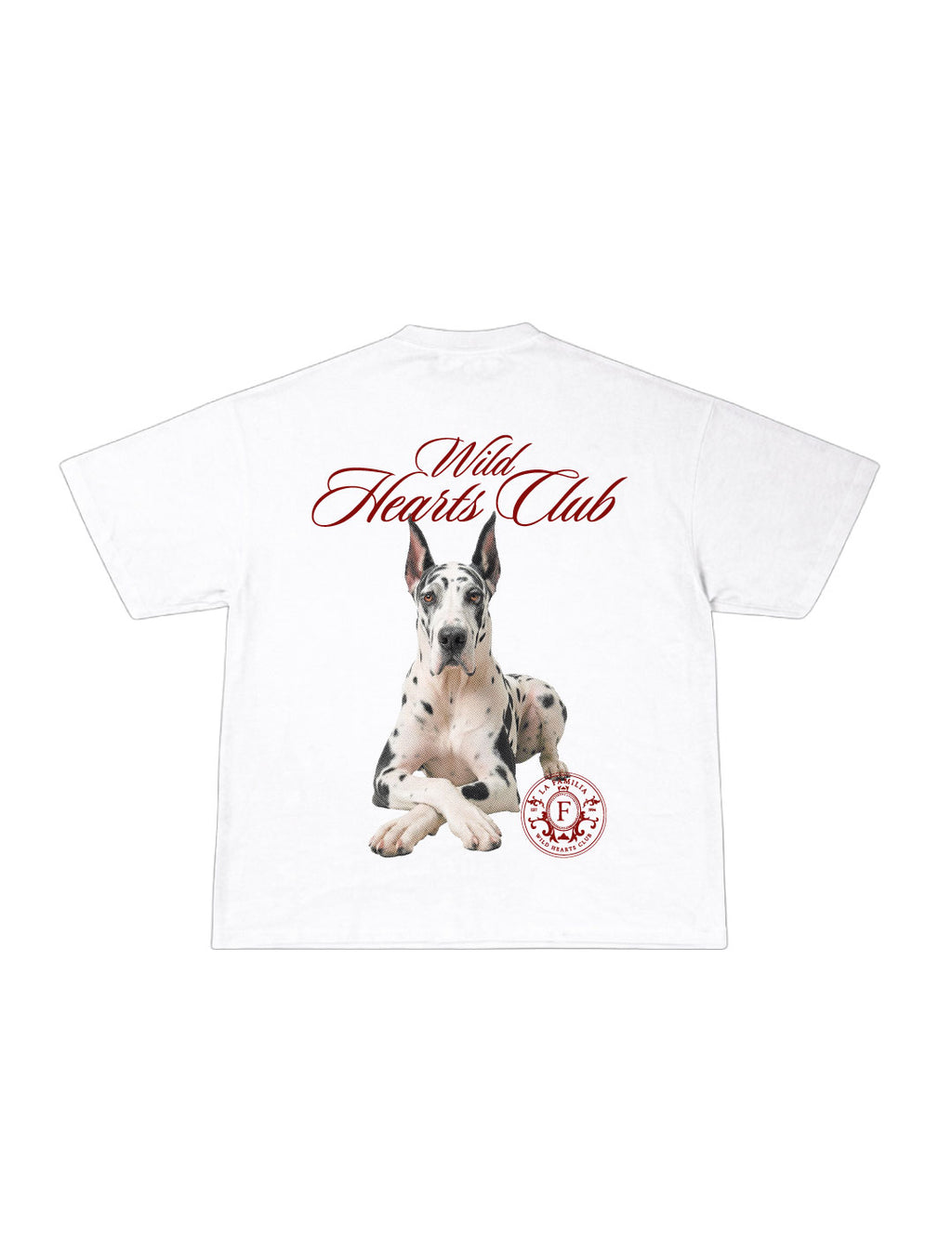 Camiseta Oversized Wild Hearts White