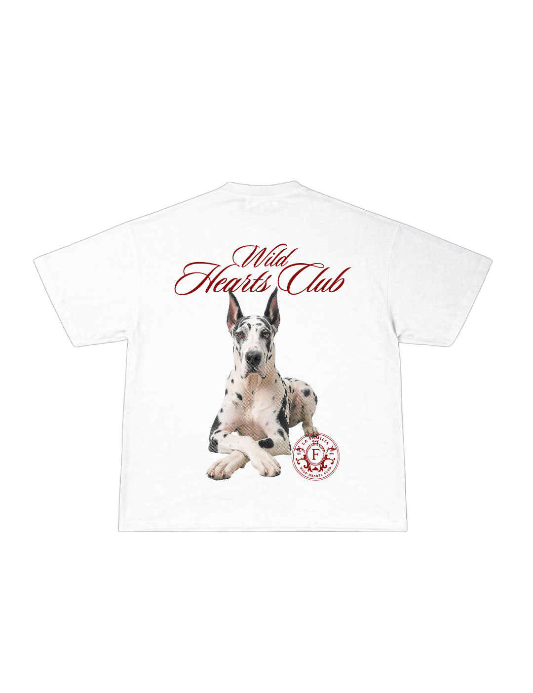 Camiseta Oversized Wild Hearts White
