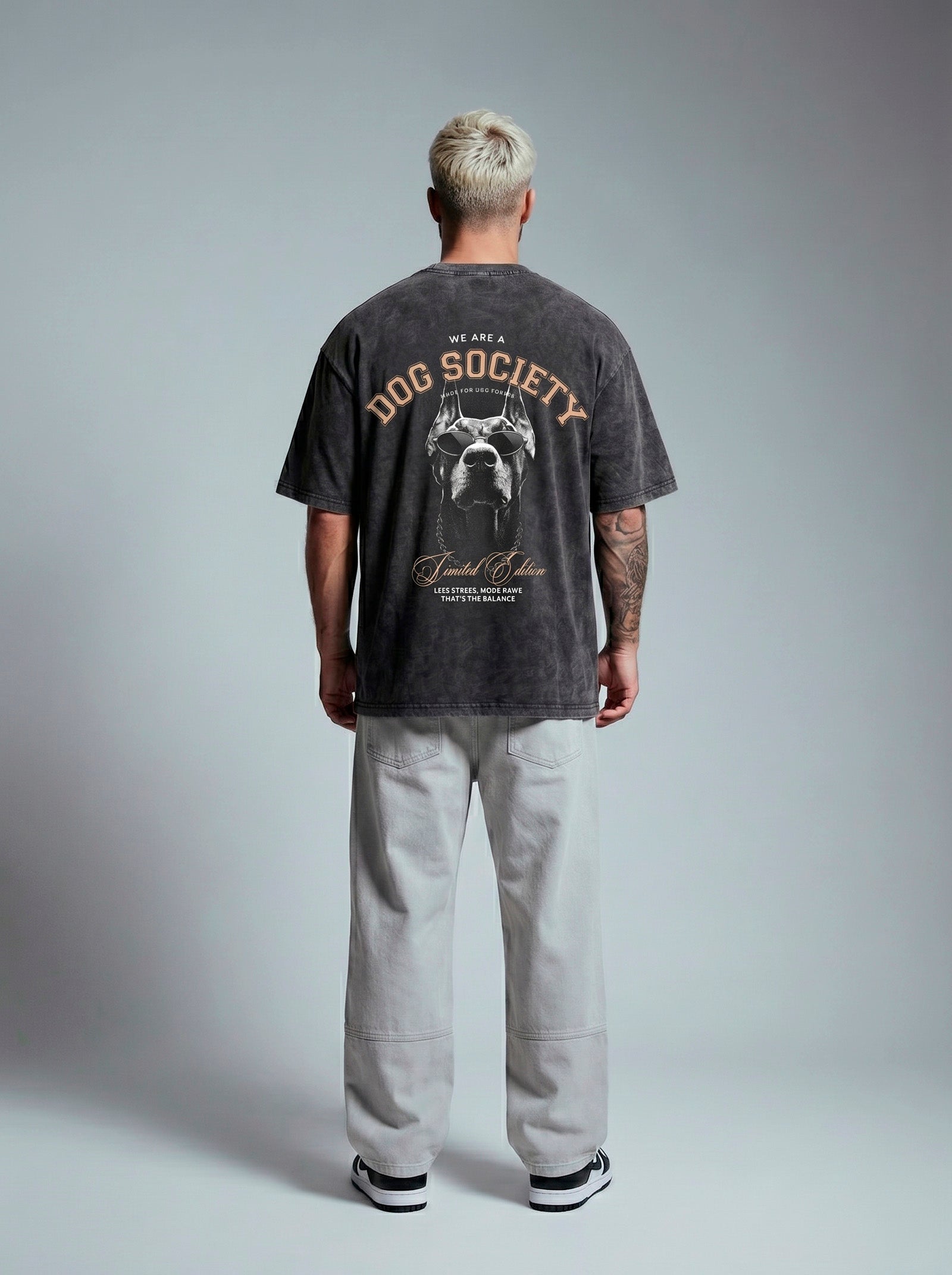 Camiseta Oversized Doberman INDST
