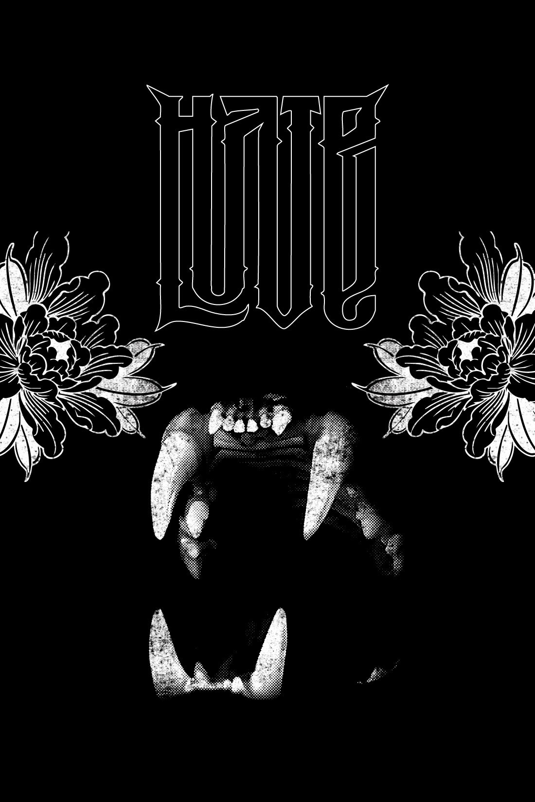 DesignCamisetaOversizedBlackCat